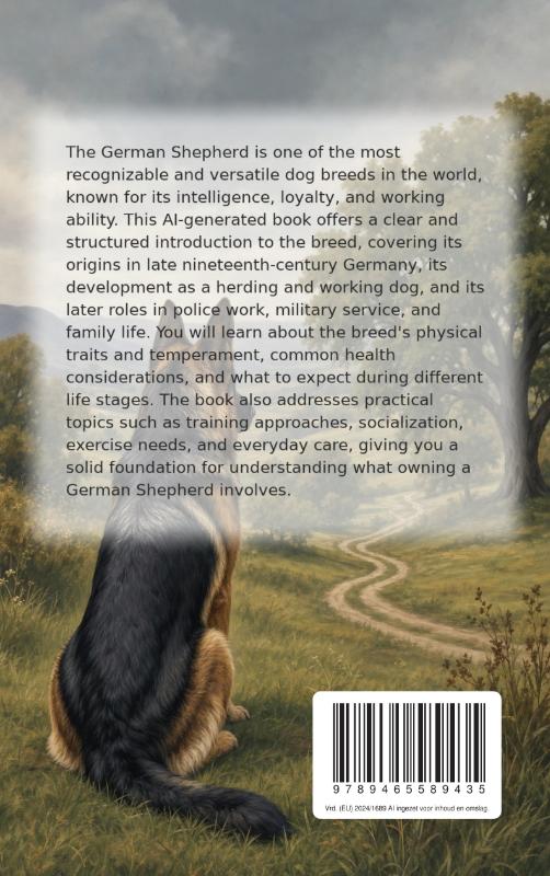 Achterkant van All About the German Shepherd