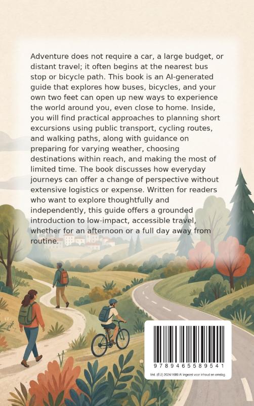 Achterkant van Micro-Adventures Without a Car