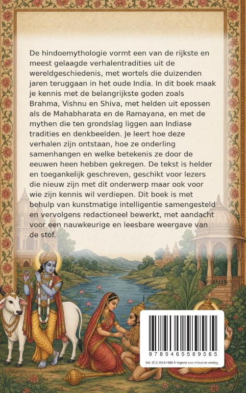 Achterkant van Hindoe Mythologie