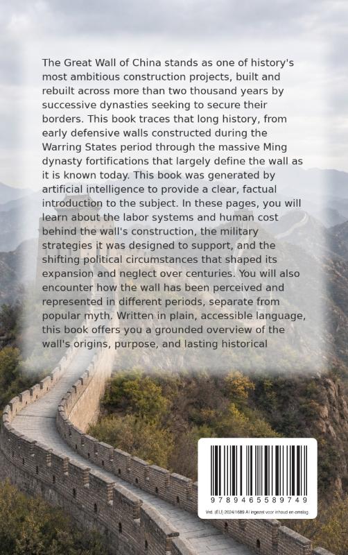 Achterkant van The Great Wall of China