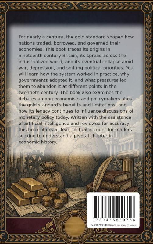 Achterkant van The Rise and Fall of the Gold Standard