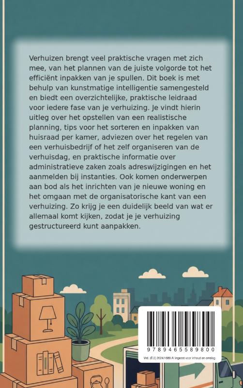Achterkant van De Complete Gids voor Verhuizen en Inpakken
