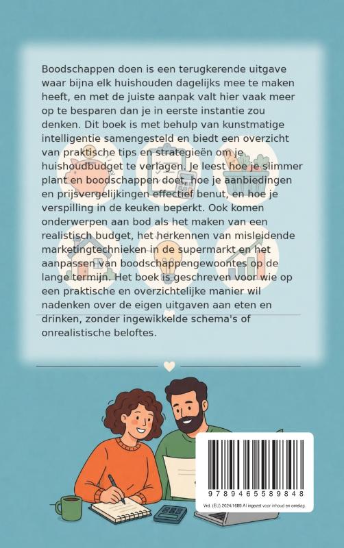 Achterkant van Besparen op Boodschappen Eenvoudig Gemaakt