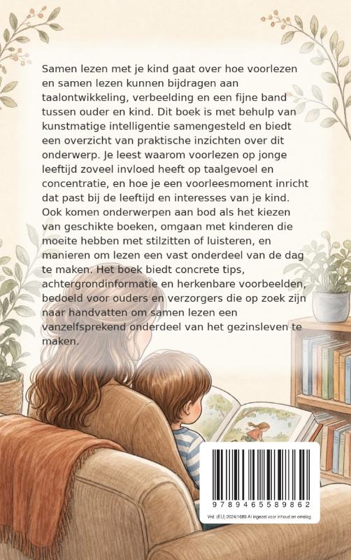 Achterkant van Samen lezen met je kind