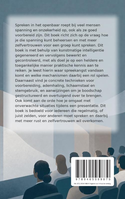 Achterkant van Zelfvertrouwen bij spreken in het openbaar