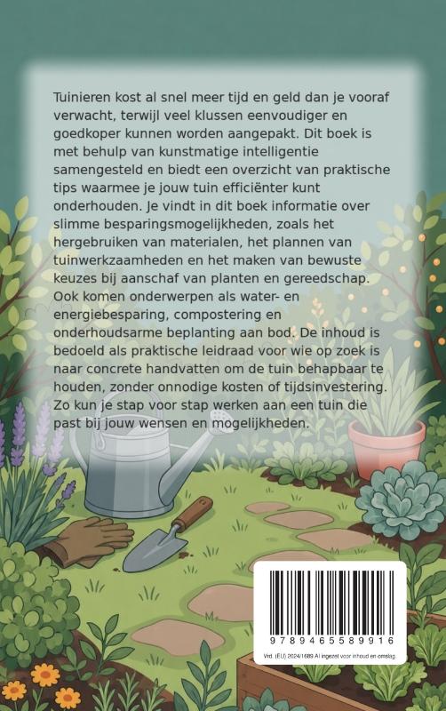 Achterkant van Slimme Tuiniertips om Tijd en Geld te Besparen