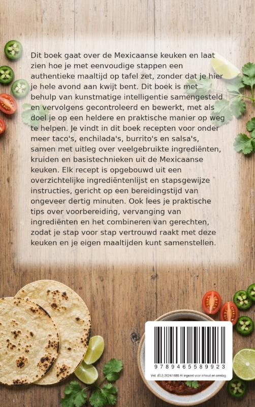 Achterkant van Snelle en Eenvoudige Mexicaanse Maaltijden
