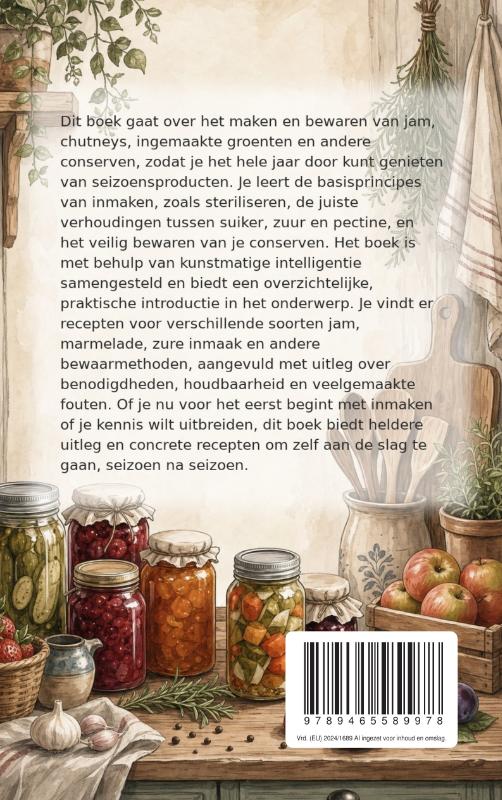 Achterkant van Het Complete Jam & Conserven Kookboek