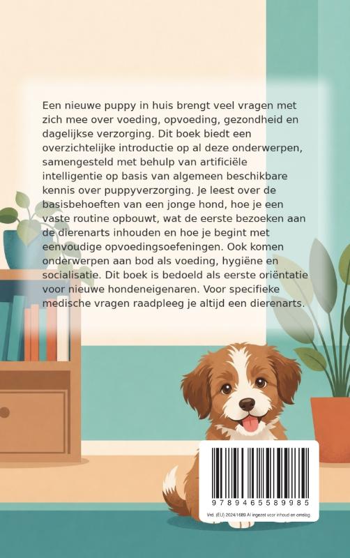 Achterkant van Puppyverzorging Eenvoudig Gemaakt