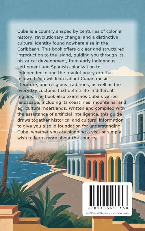Achterkant van Discovering Cuba