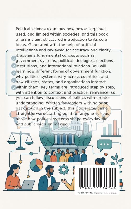 Achterkant van Political Science for Beginners