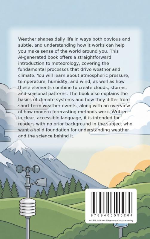 Achterkant van Meteorology for Beginners