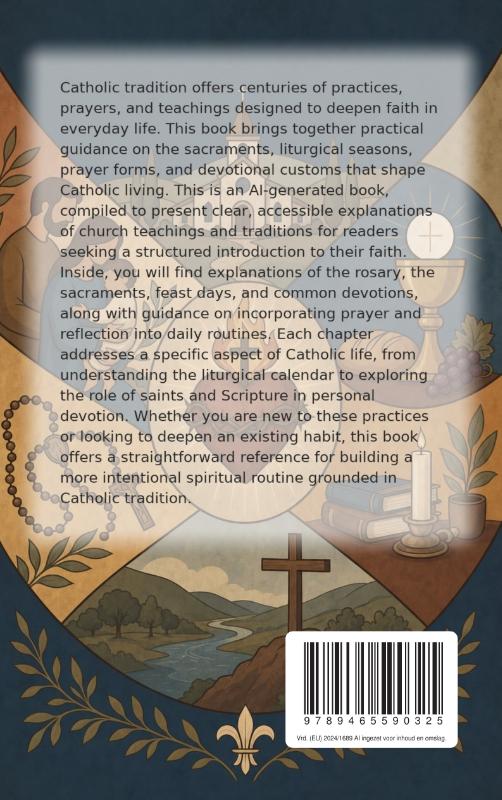 Achterkant van The Rich Catholic Life
