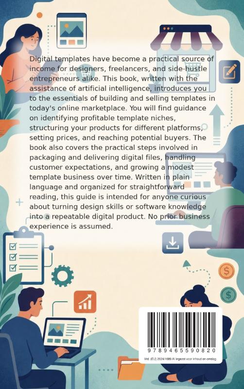Achterkant van Making Money with Digital Templates