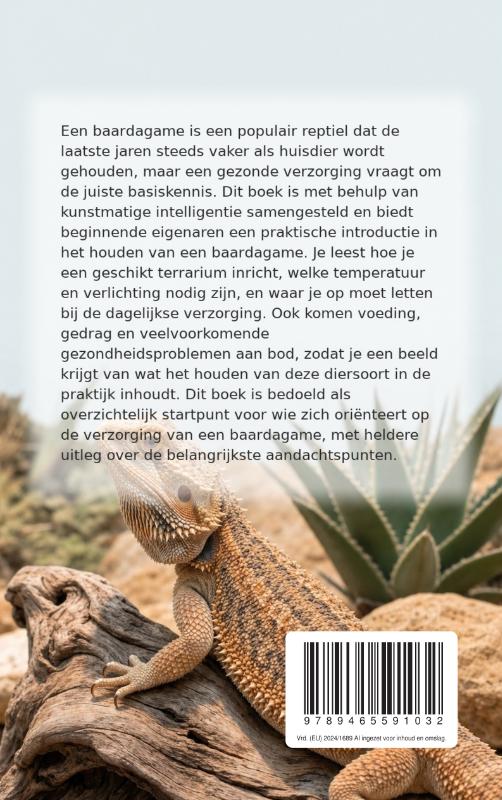 Achterkant van Baardagamaverzorging voor Beginnende Eigenaren