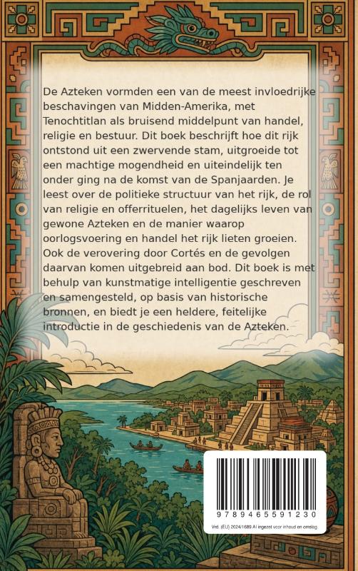 Achterkant van De Azteken