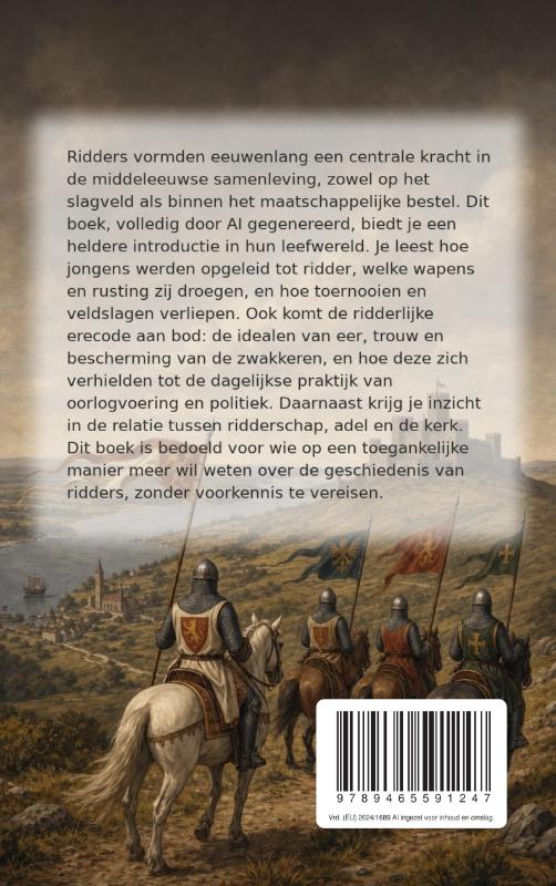 Achterkant van Middeleeuwse Ridders