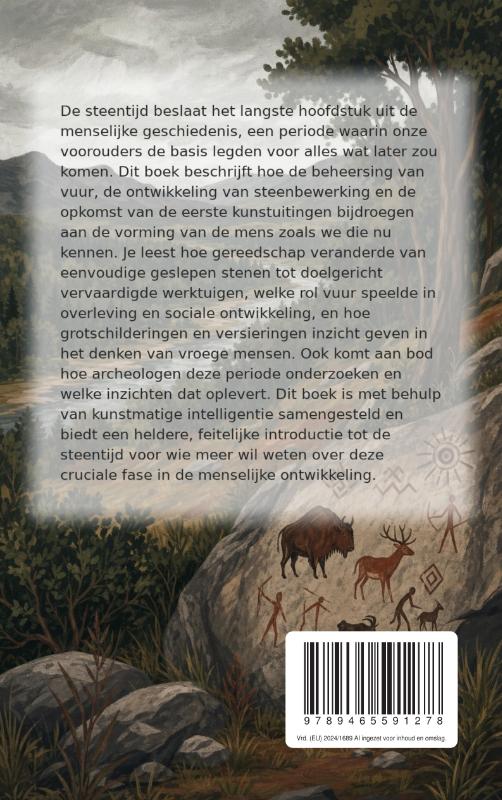Achterkant van De Steentijd