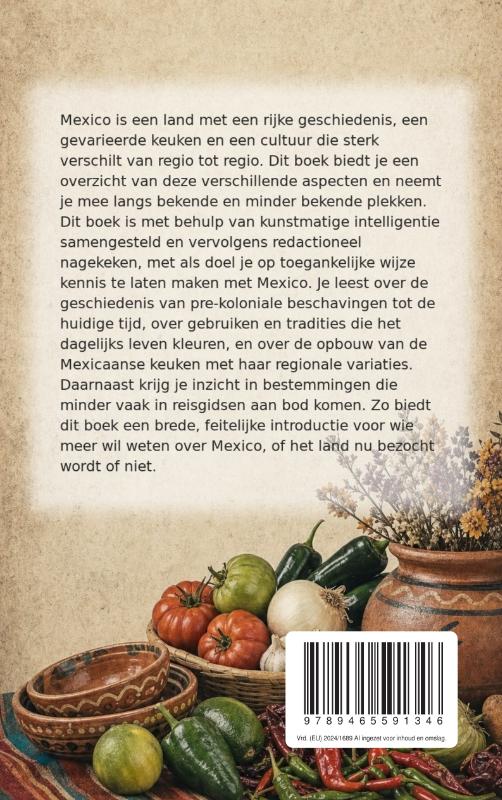 Achterkant van Ontdek Mexico