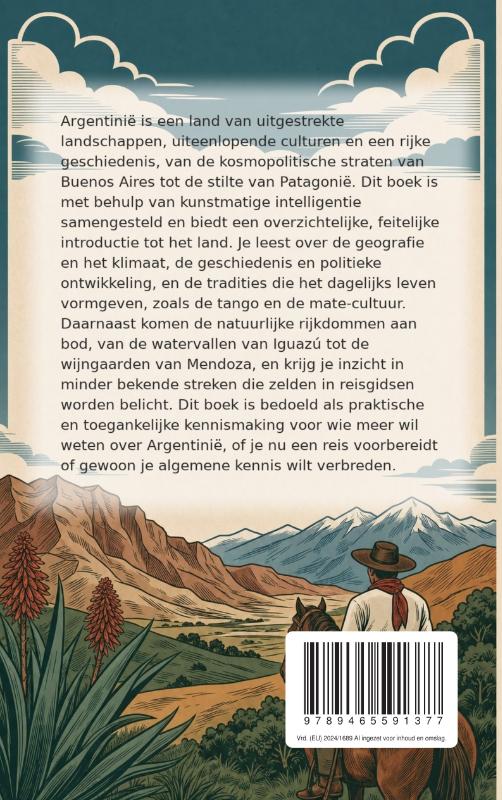 Achterkant van Ontdek Argentinië
