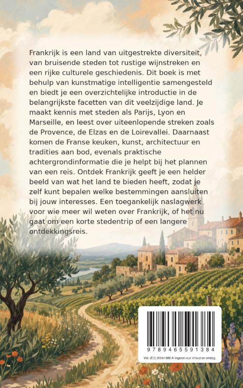 Achterkant van Ontdek Frankrijk