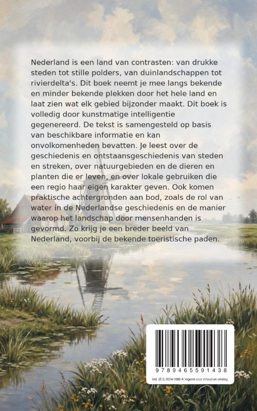 Achterkant van Ontdek Nederland
