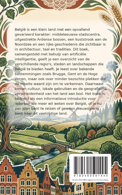 Achterkant van Ontdek België
