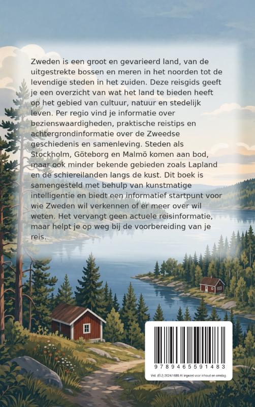Achterkant van Ontdek Zweden