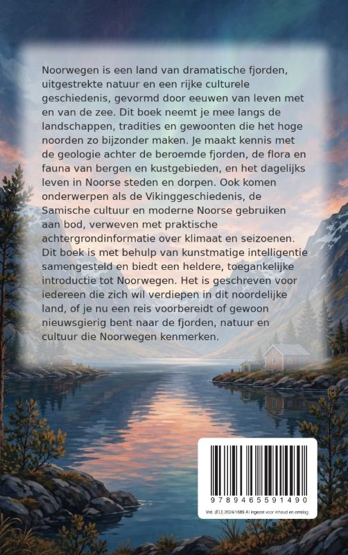 Achterkant van Ontdek Noorwegen
