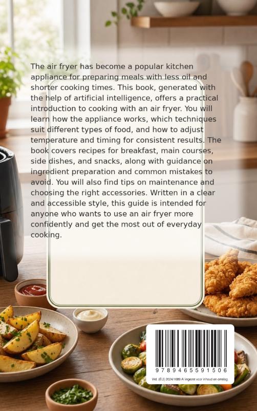 Achterkant van Smart Cooking with the Air Fryer