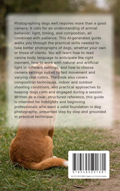 Achterkant van Dog Photography