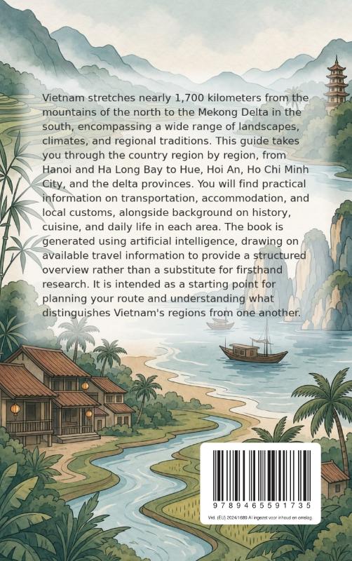 Achterkant van Vietnam from North to South
