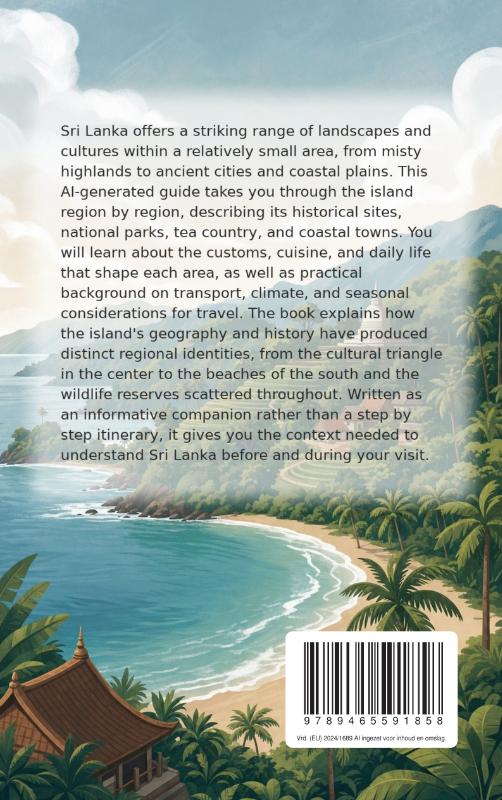 Achterkant van Sri Lanka from North to South