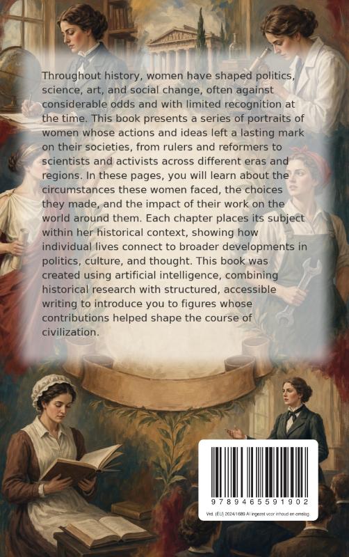 Achterkant van Women Who Made History