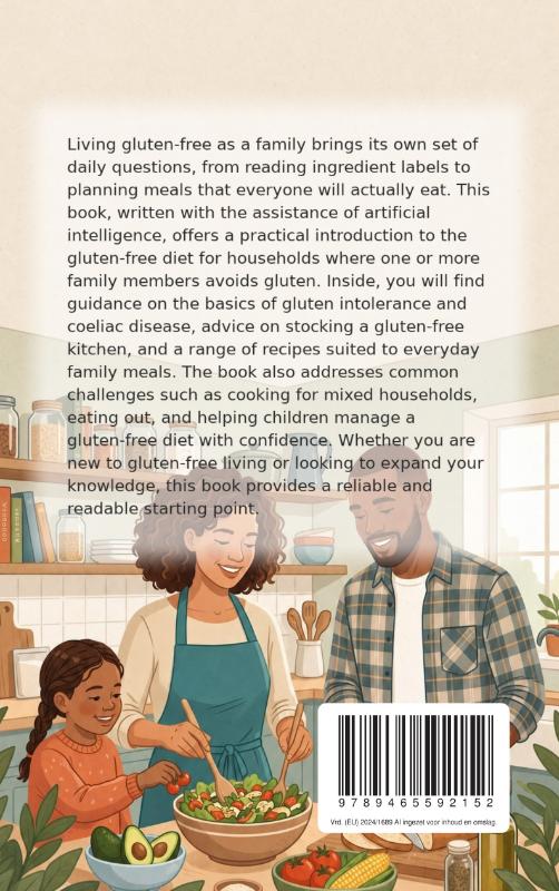 Achterkant van The Gluten-Free Family
