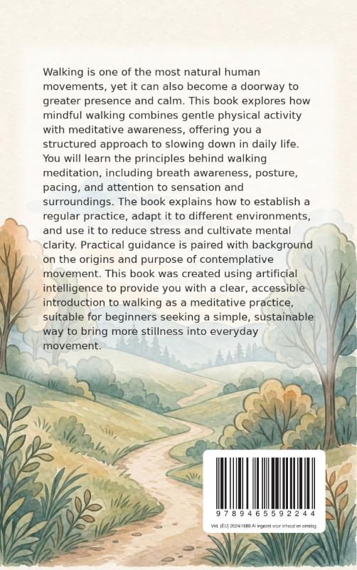 Achterkant van Walking as Meditation