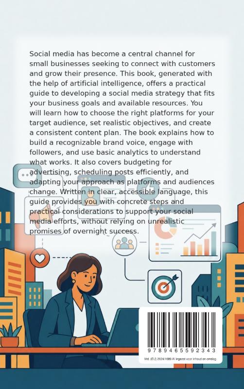 Achterkant van Social Media Strategy for Small Businesses