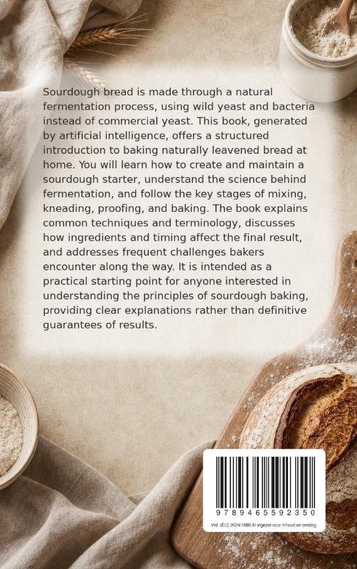Achterkant van The Sourdough Book