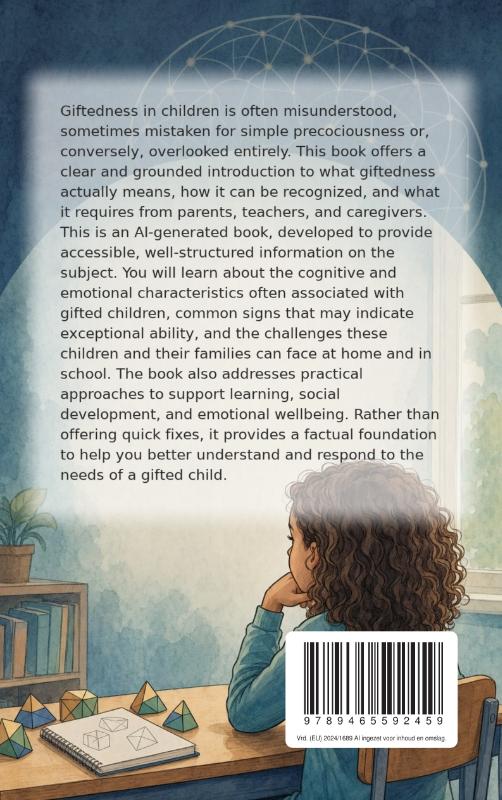 Achterkant van Understanding Giftedness in Children