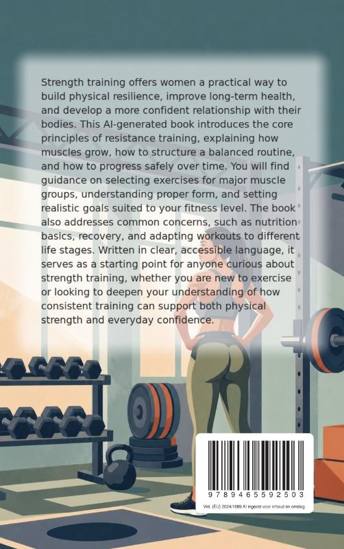 Achterkant van Strength Training for Women