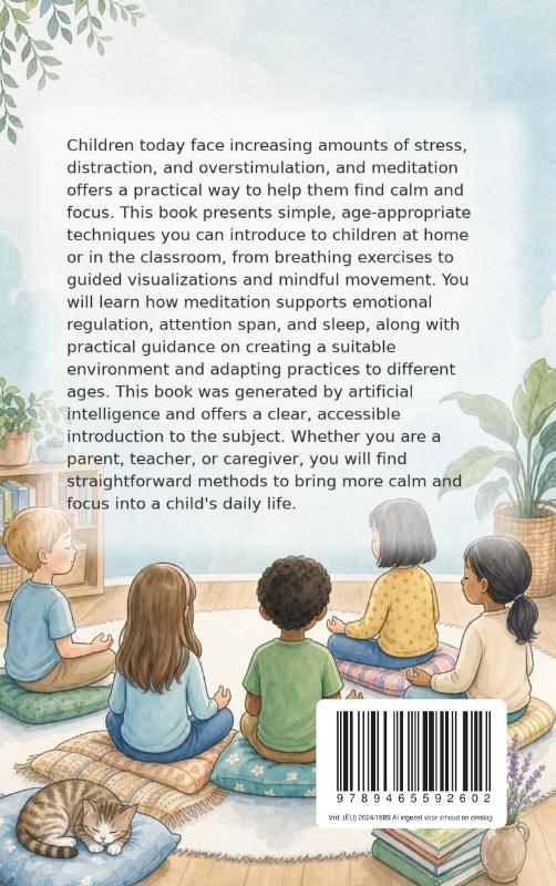 Achterkant van Meditation for Children