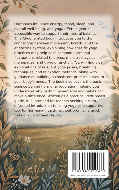 Achterkant van Yoga for Your Hormones