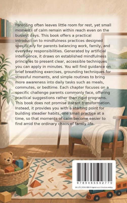 Achterkant van Mindfulness for Busy Parents