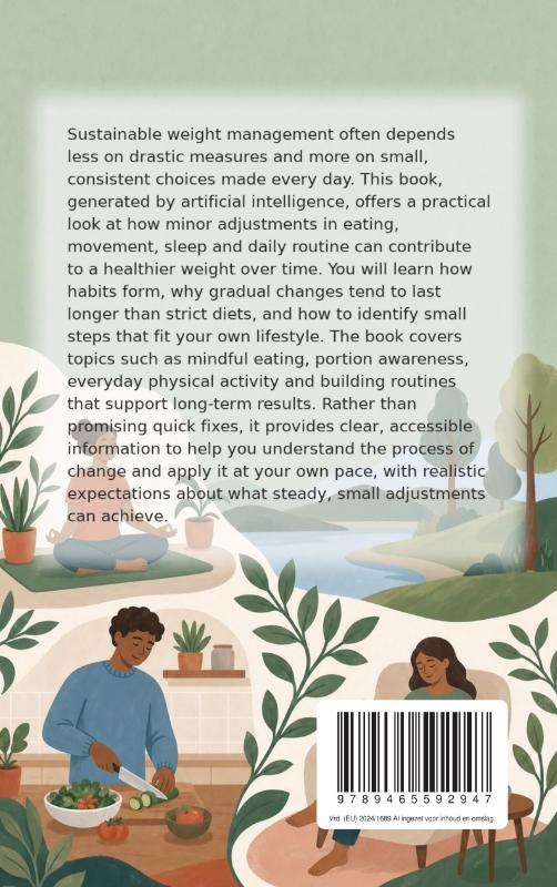 Achterkant van Small Habits for a Healthier Weight