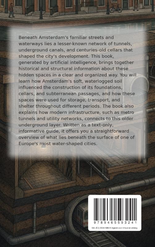 Achterkant van Amsterdam Beneath the Surface