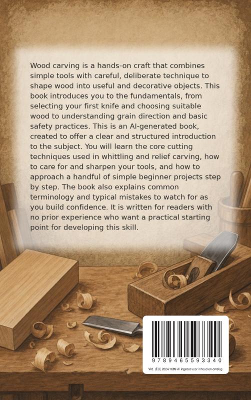 Achterkant van Getting Started with Wood Carving