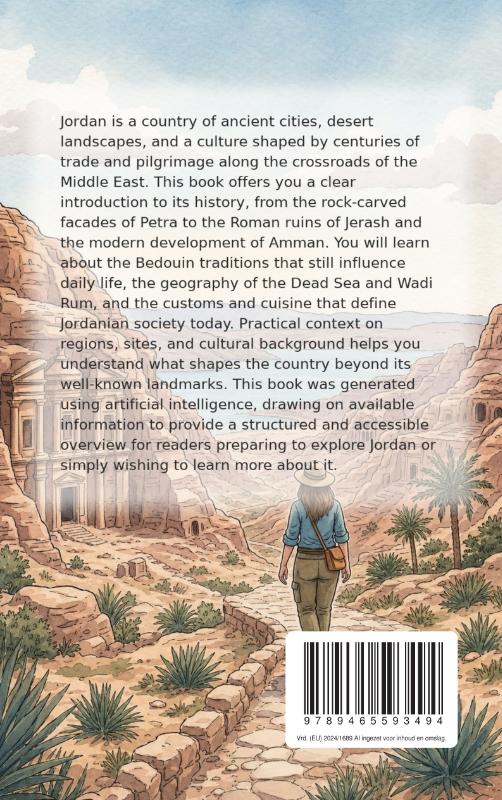 Achterkant van Discovering Jordan