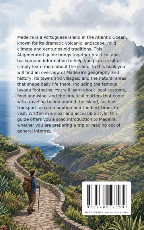 Achterkant van Discovering Madeira