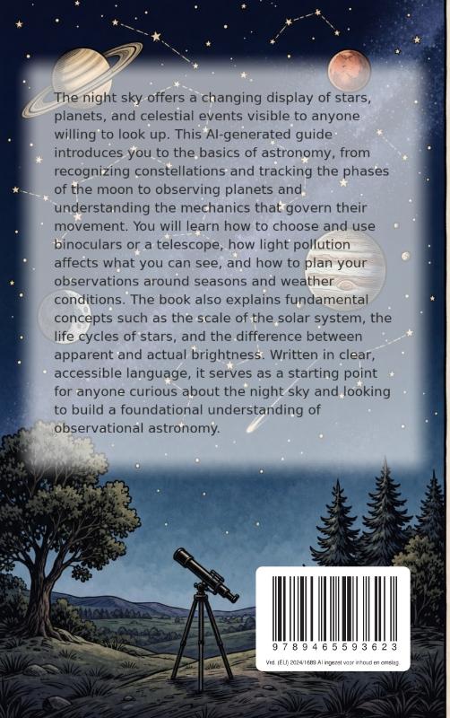 Achterkant van Getting Started with Astronomy