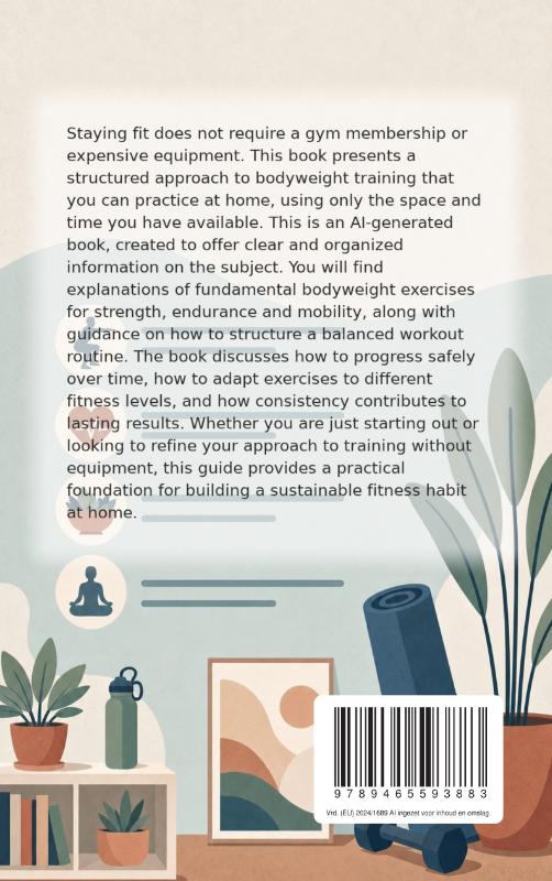 Achterkant van Home Fitness without Equipment